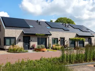 Nieuwbouwwoningen met zonnepanelen, project Maatjeshof